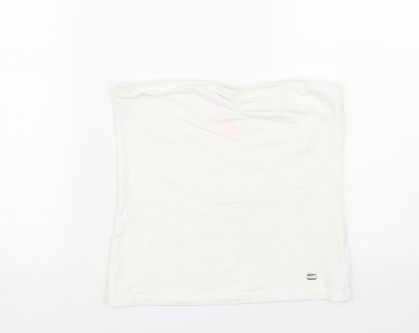 Lipsy Womens White   Wrap T-Shirt Size 10