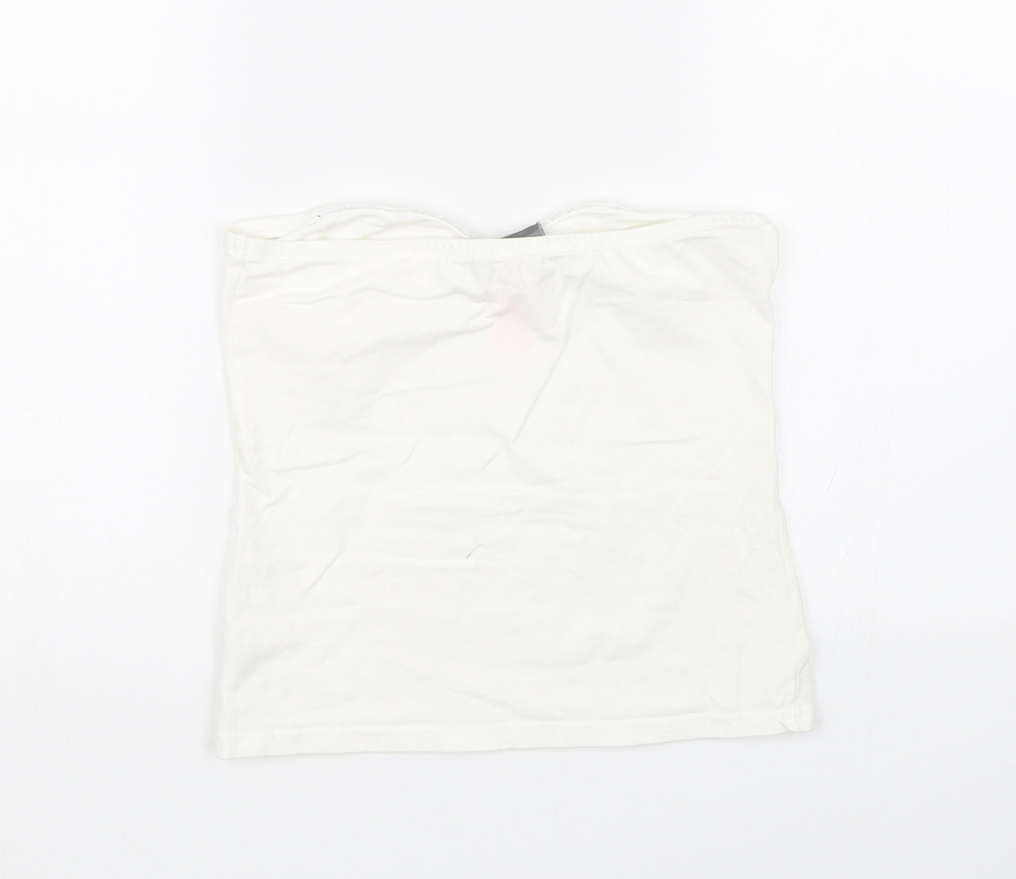 Lipsy Womens White   Wrap T-Shirt Size 10