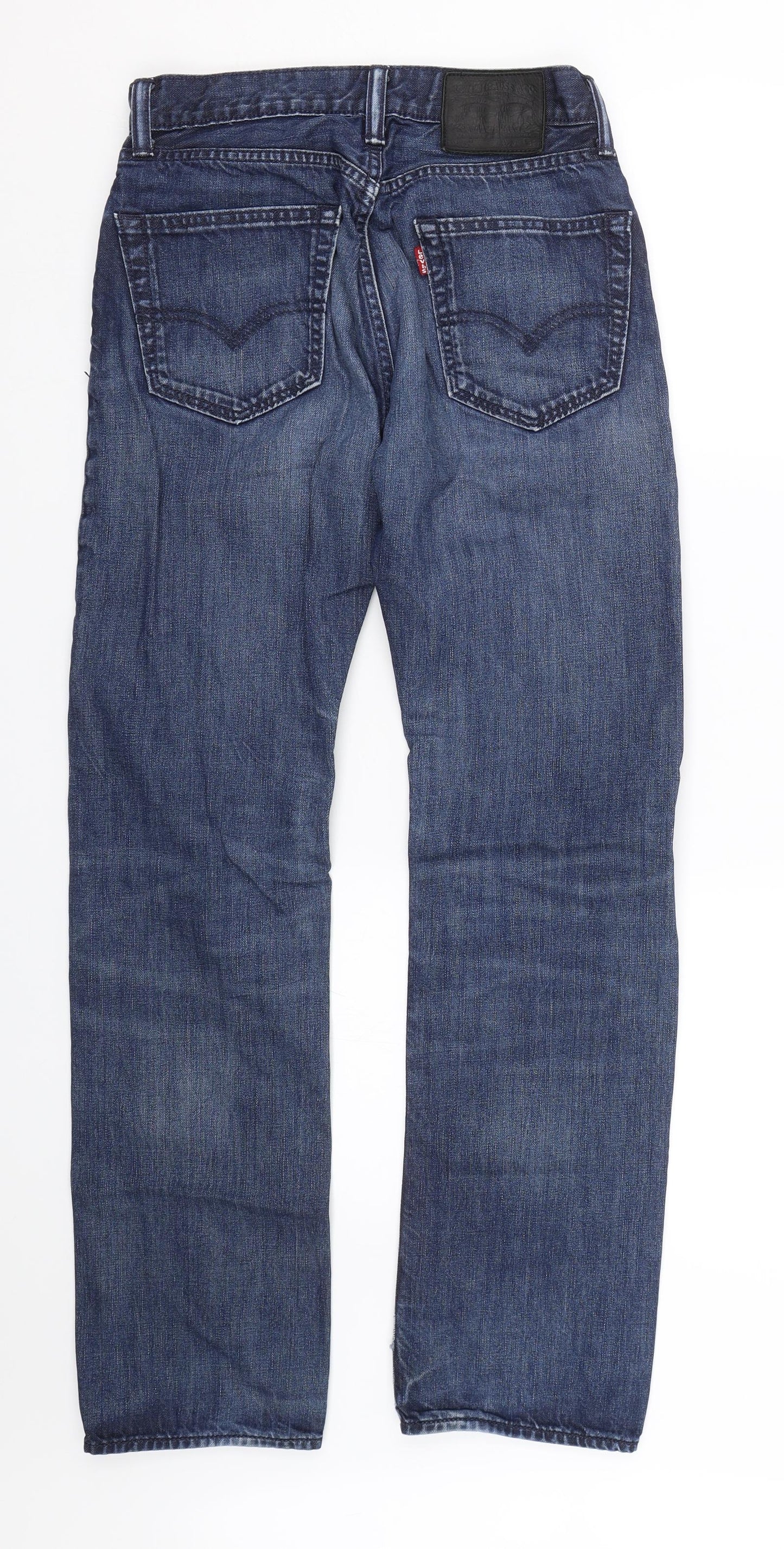 Levis Womens Blue  Denim Straight Jeans Size 27 L29 in