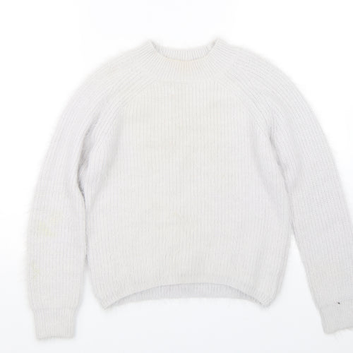 Primark Womens Grey  Knit Pullover Jumper Size 8