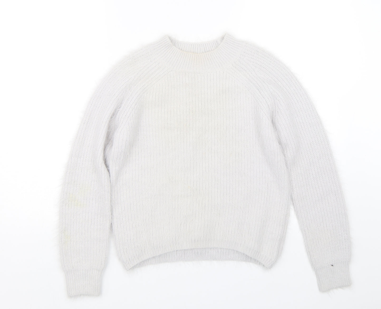 Primark Womens Grey  Knit Pullover Jumper Size 8