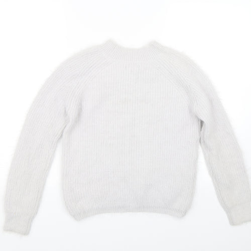 Primark Womens Grey  Knit Pullover Jumper Size 8