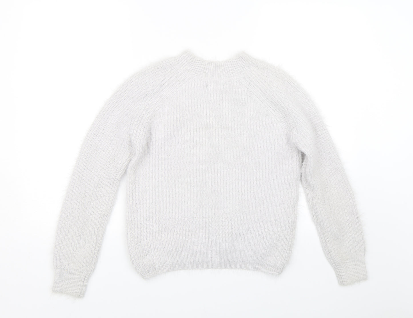Primark Womens Grey  Knit Pullover Jumper Size 8