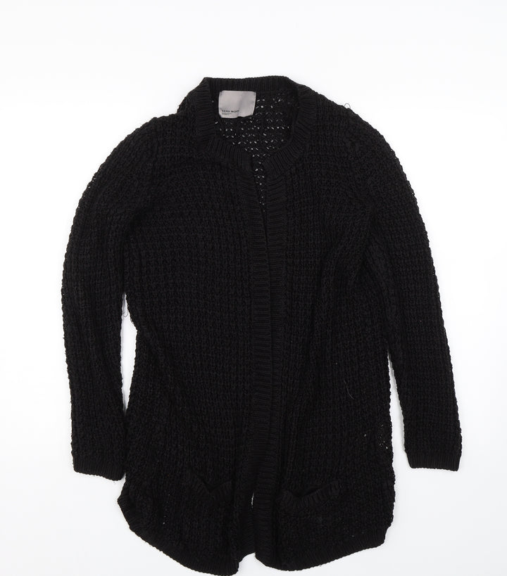 VERO MODA Womens Black Knit Cardigan Jumper Size M