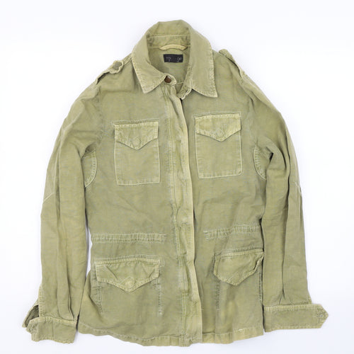 Topshop Womens Green   Jacket  Size 8