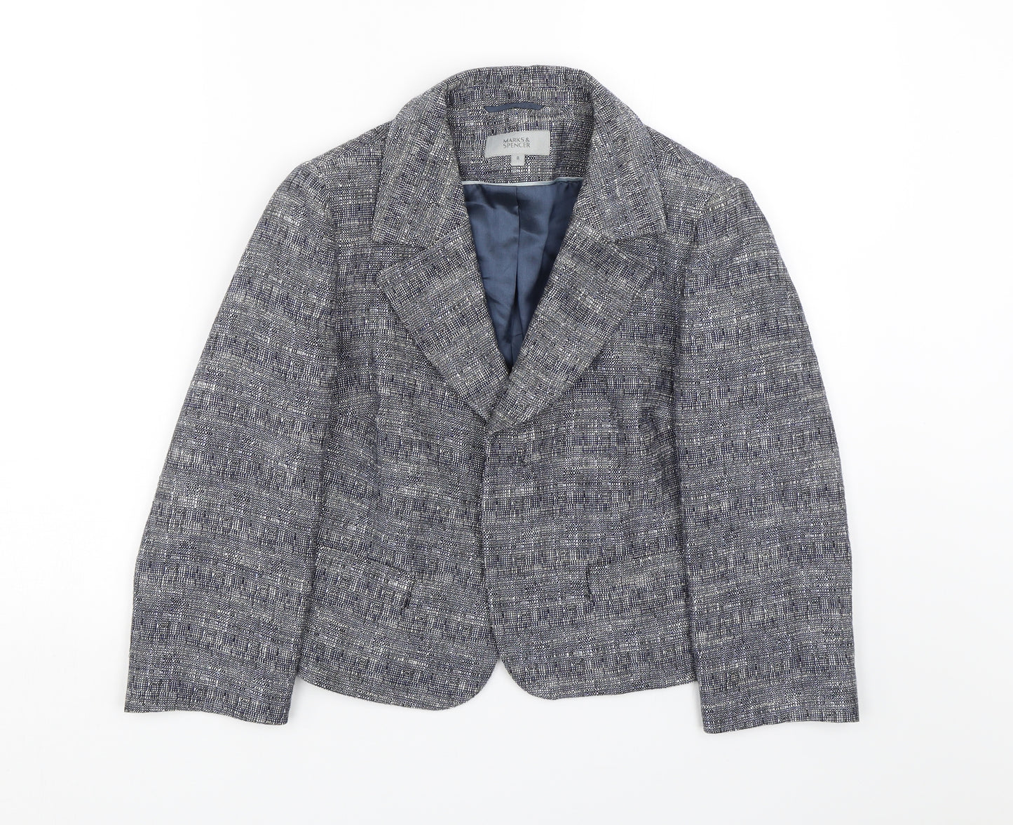 M&S Womens Grey   Jacket Suit Jacket Size 8