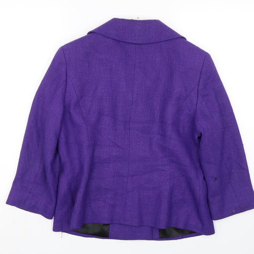 Precis Womens Purple   Jacket Coat Size 12