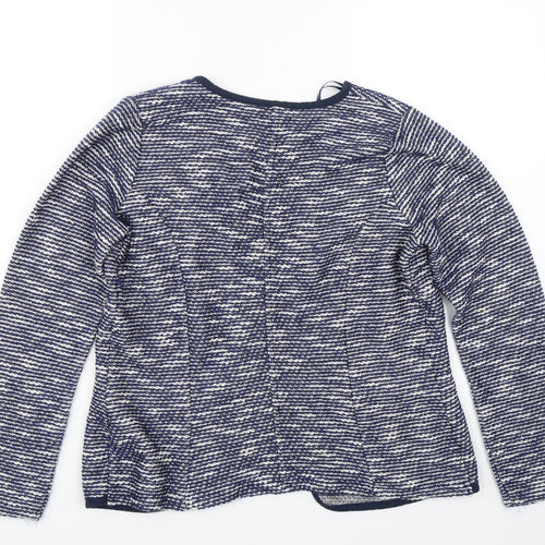 Papaya Womens Blue  Knit Cardigan Jumper Size 16