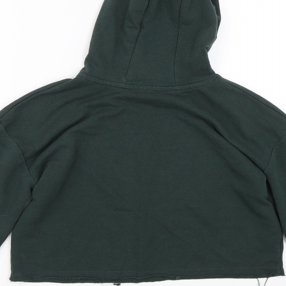 George Girls Green   Pullover Hoodie Size 8-9 Years