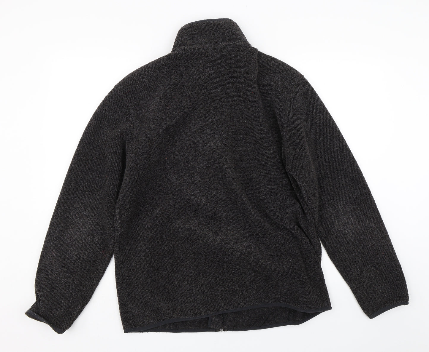 M&S Mens Black  Fleece Full Zip Sweatshirt Size M