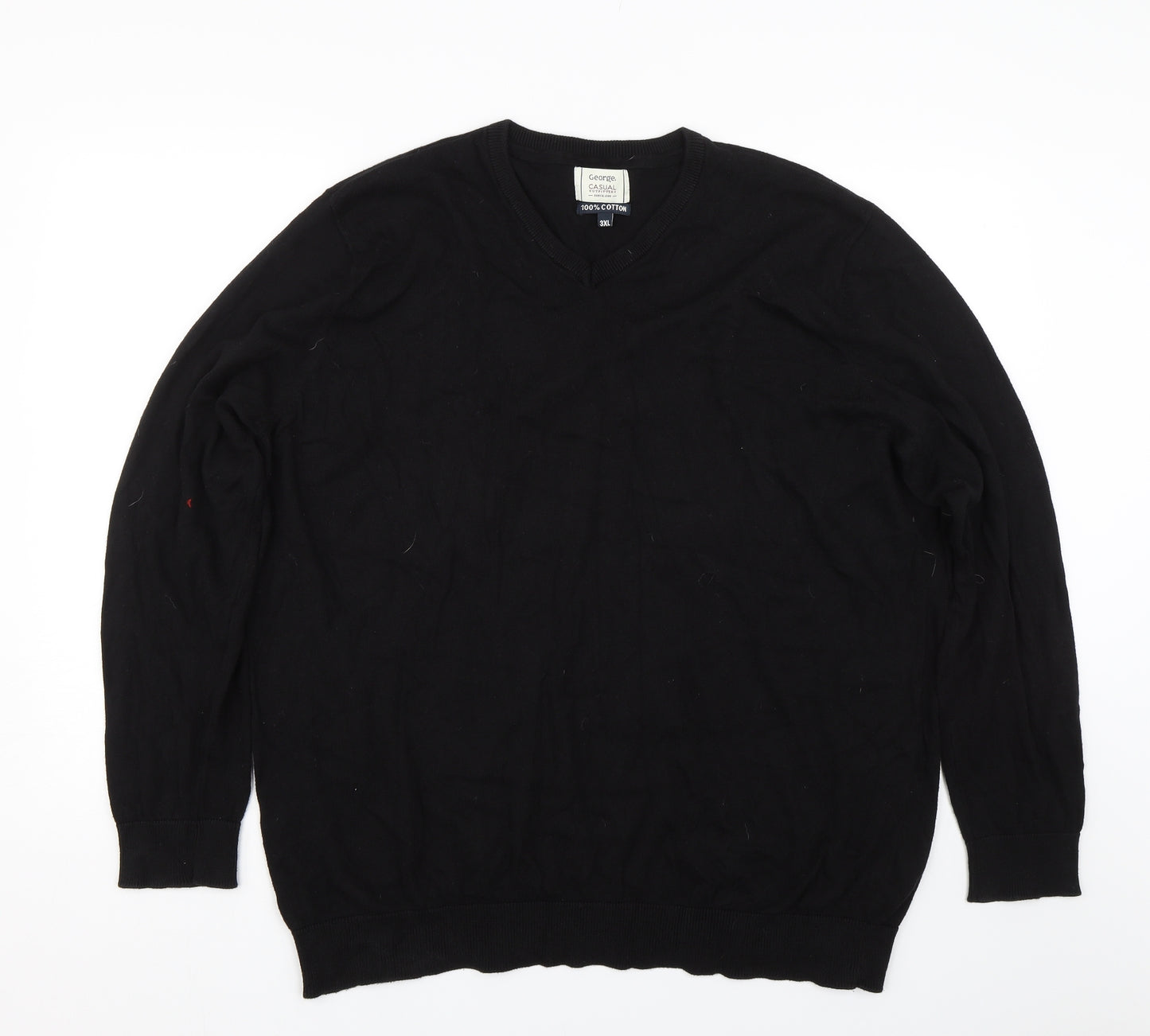 George Mens Black   Pullover Jumper Size 3XL