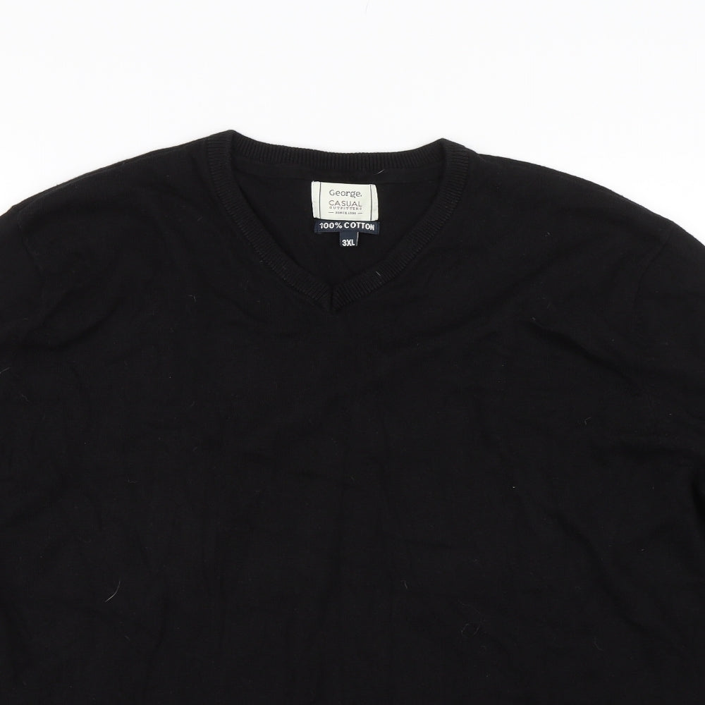 George Mens Black   Pullover Jumper Size 3XL
