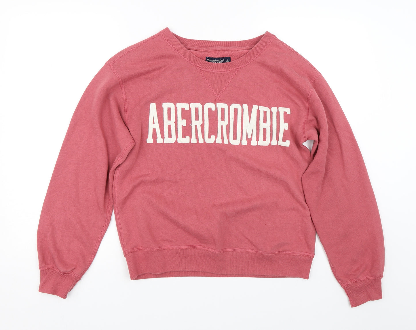 Abercrombie & Fitch Womens Pink   Pullover Sweatshirt Size S