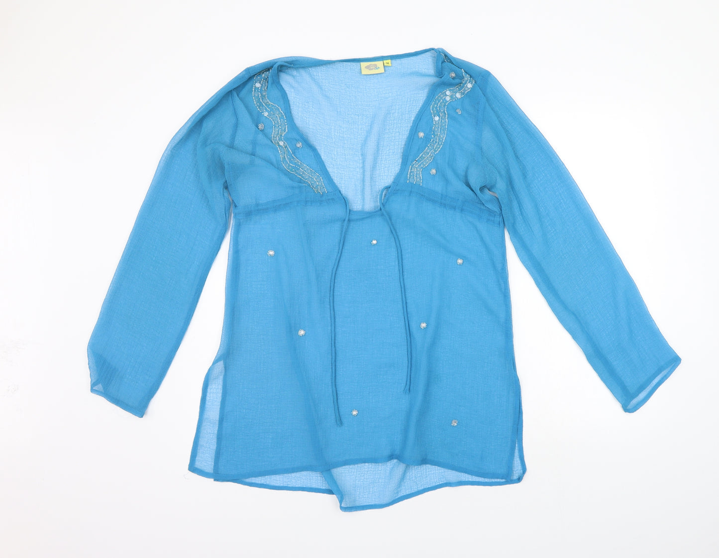 Preworn Womens Blue   Basic Blouse Size M
