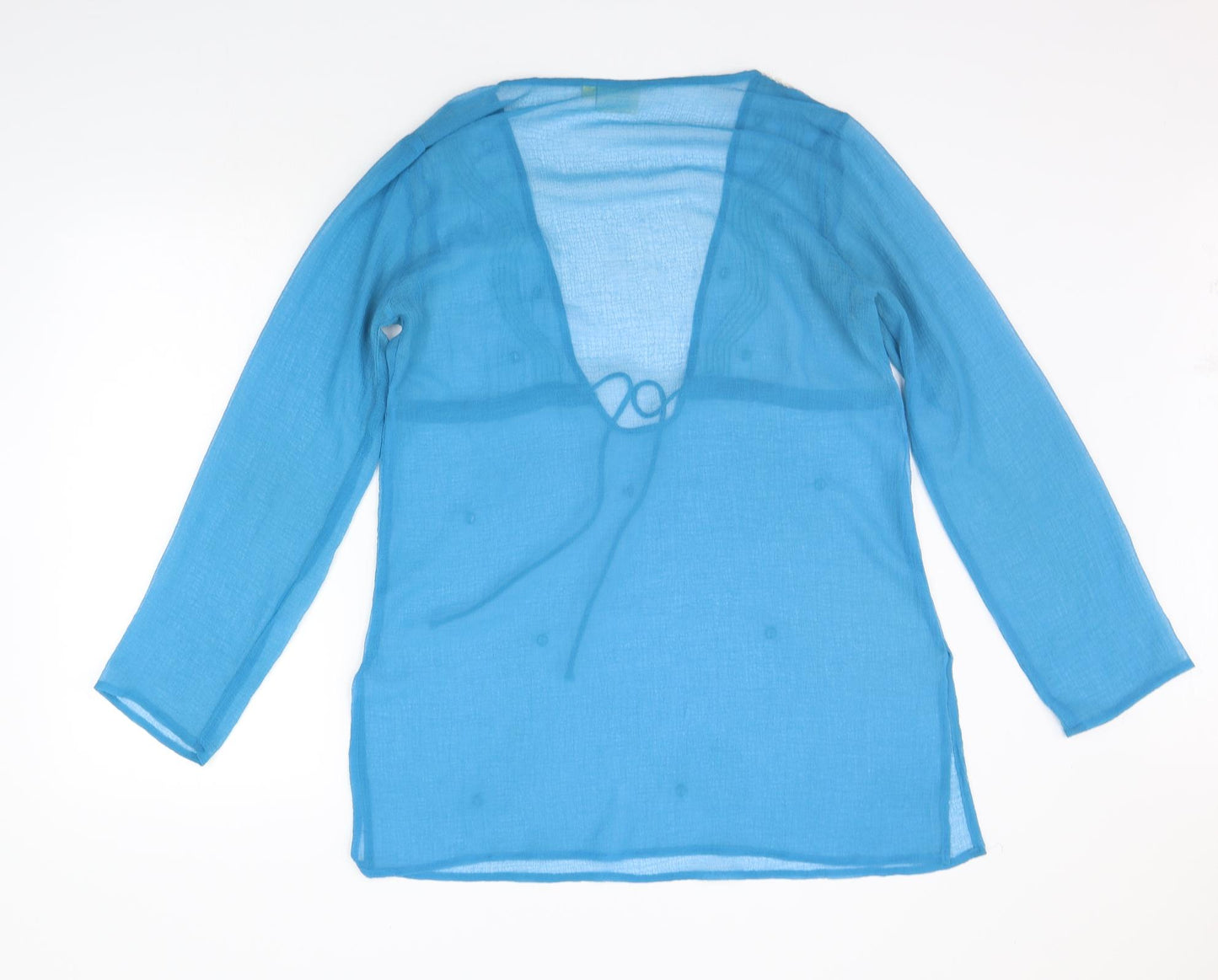 Preworn Womens Blue   Basic Blouse Size M