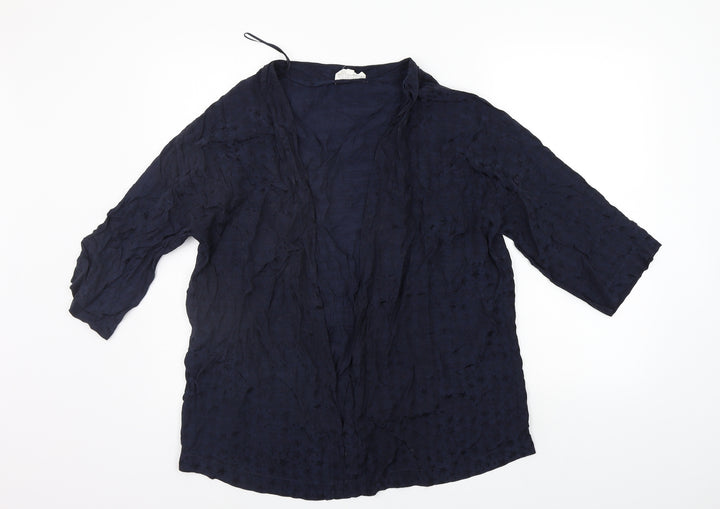 Debenhams Womens Blue Cardigan Jumper Size 12