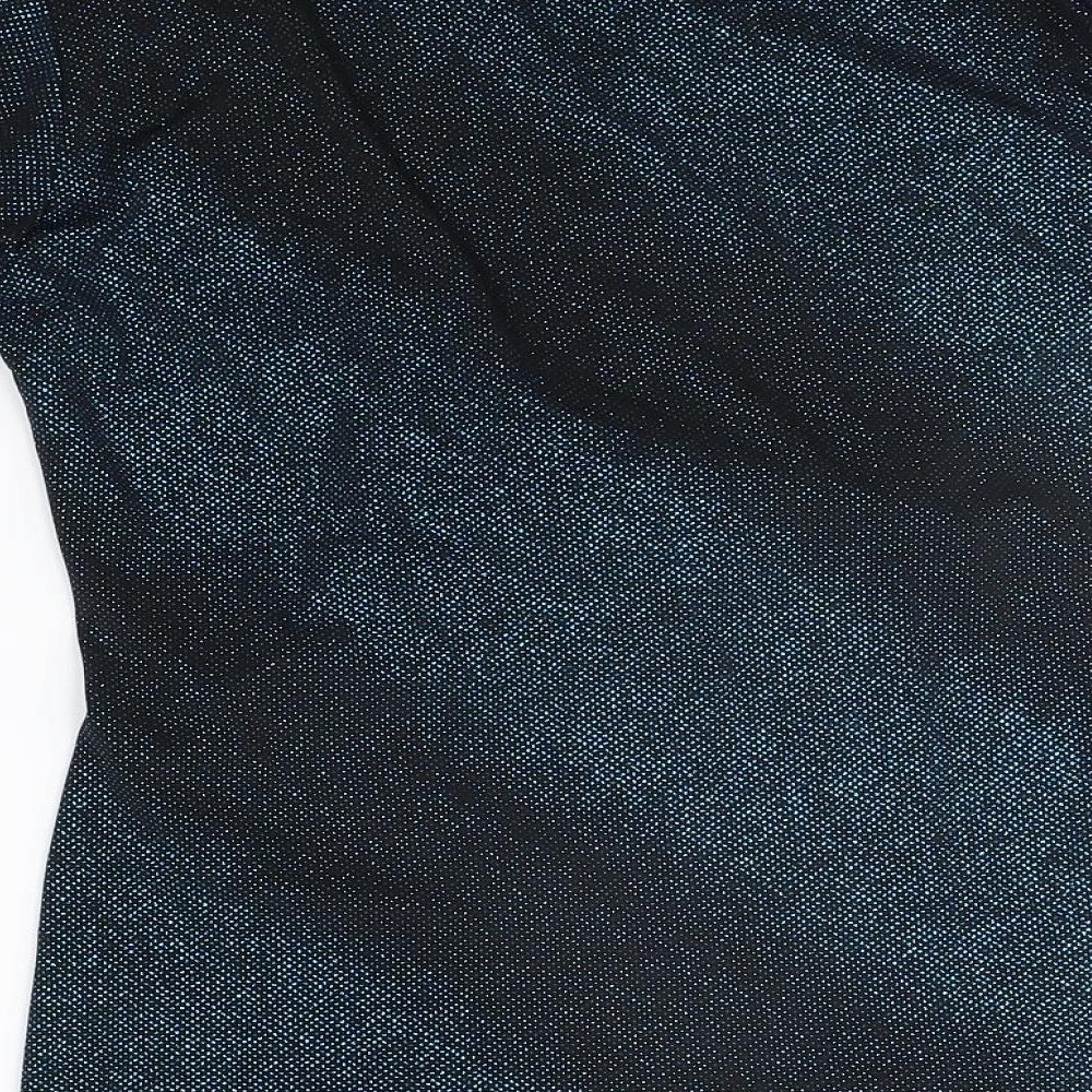M&Co Womens Blue   Basic Blouse Size 10