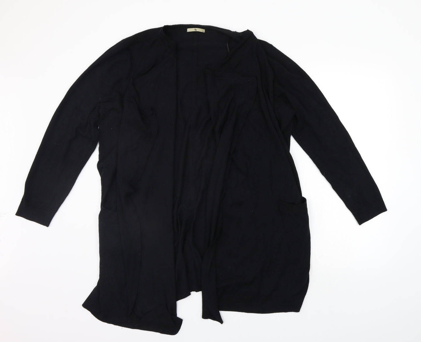 TU Womens Black   Cardigan Jumper Size 20