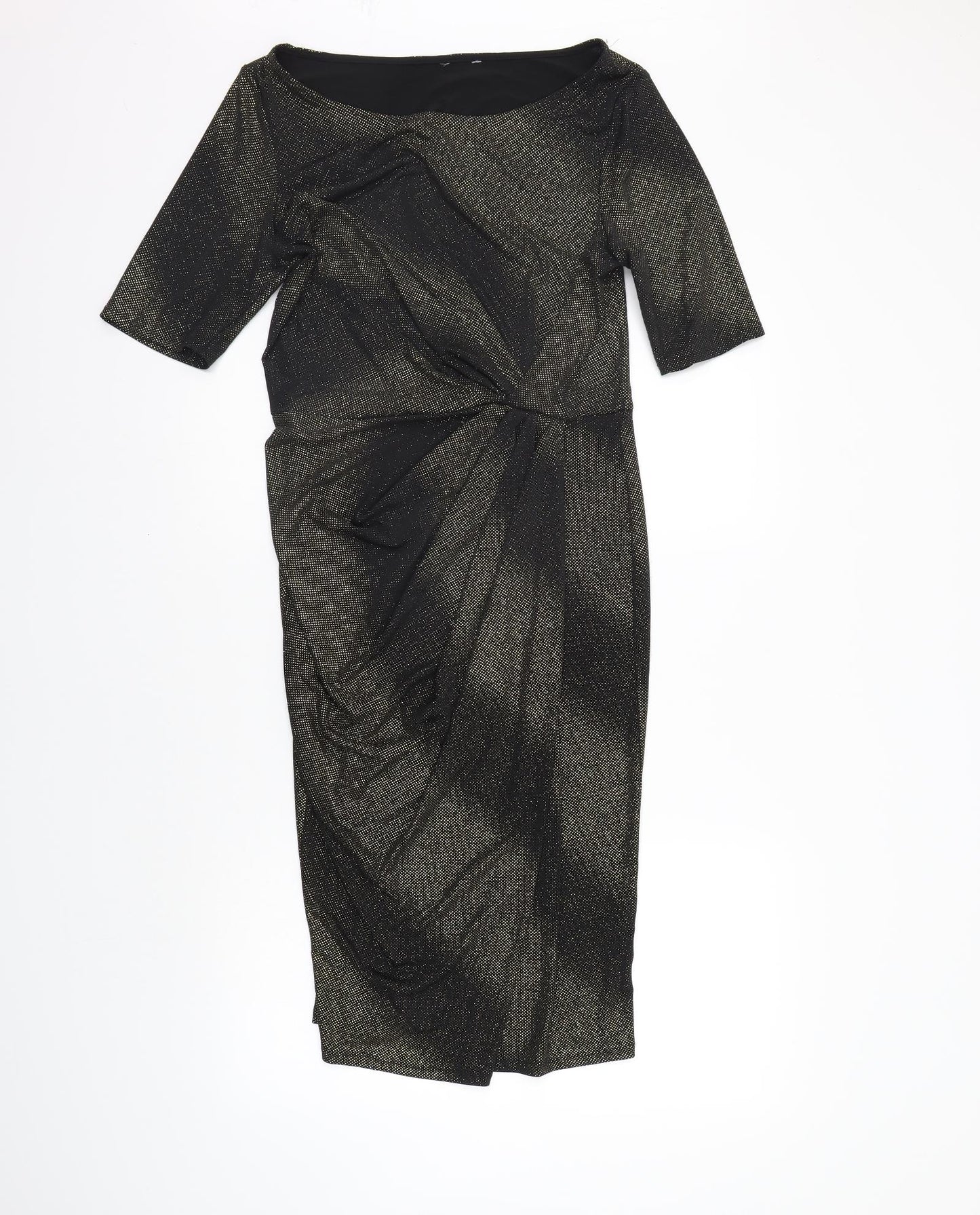 M&Co Womens Gold   A-Line  Size 12