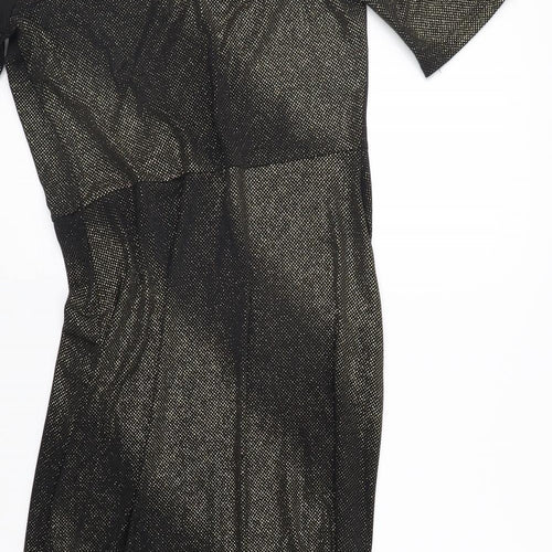 M&Co Womens Gold   A-Line  Size 12