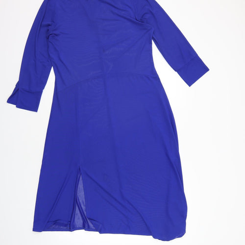 Debenhams Womens Blue   A-Line  Size 12  - washable mark