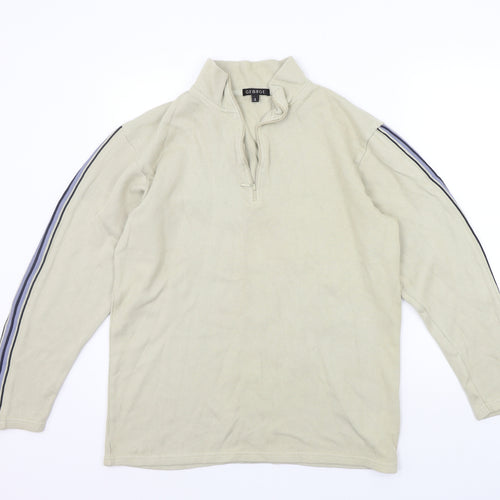 George Mens Beige   Pullover Jumper Size S