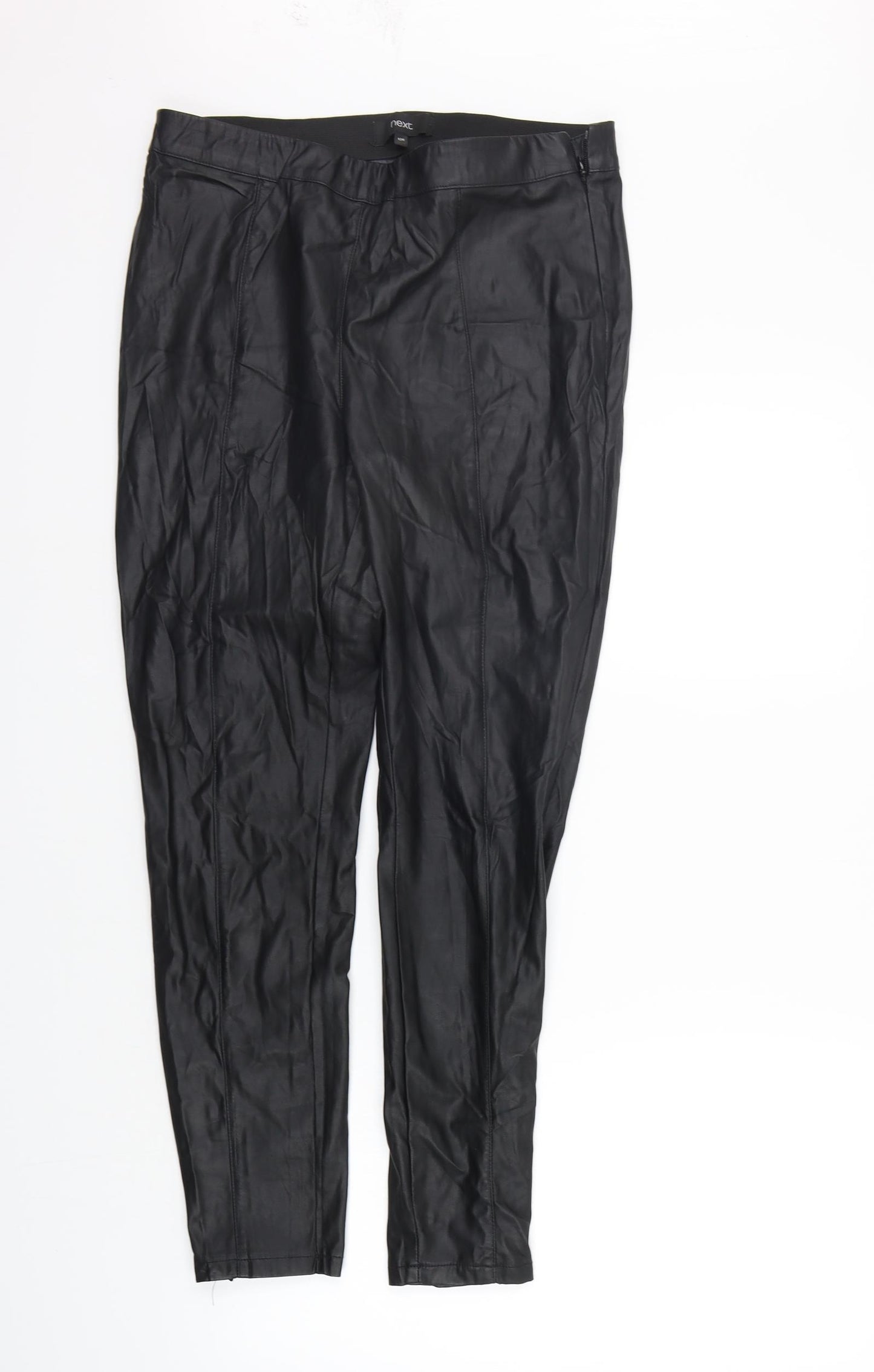 NEXT Womens Black   Trousers  Size 12 L25 in
