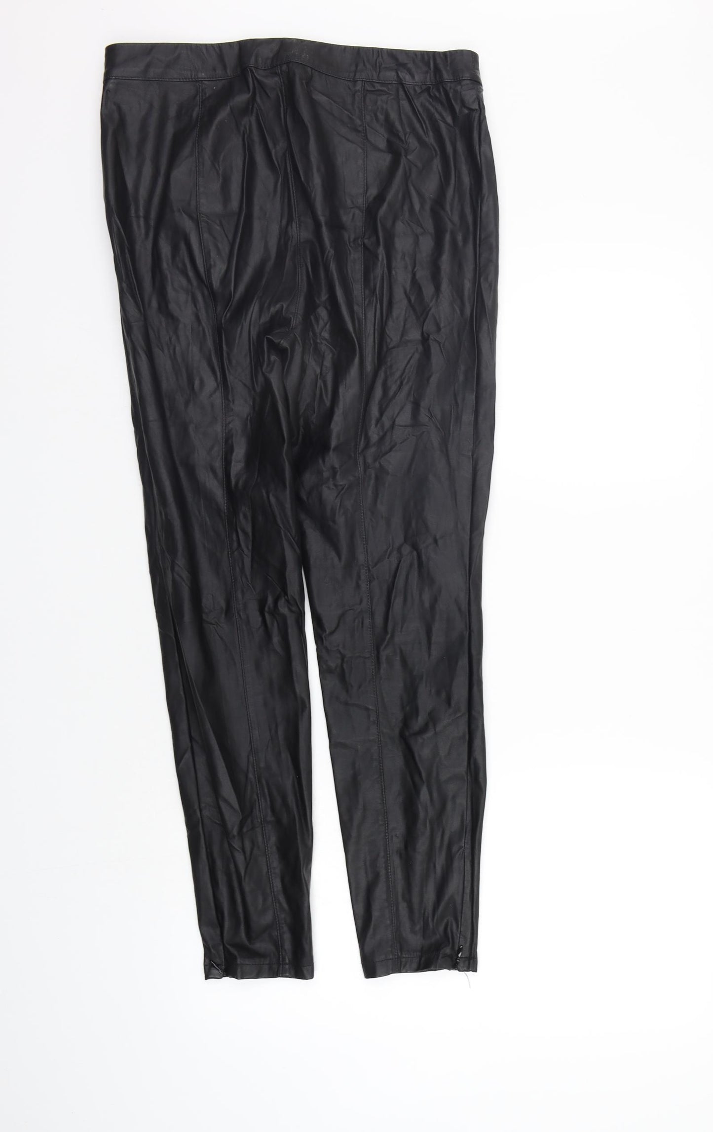 NEXT Womens Black   Trousers  Size 12 L25 in
