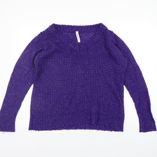 Marrisota Womens Purple   Pullover Jumper Size 12