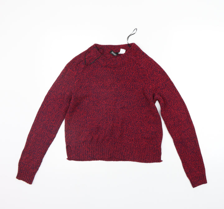 Divided Womens Red   Pullover Jumper Size XS