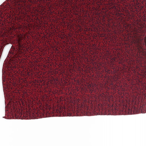 Divided Womens Red   Pullover Jumper Size XS