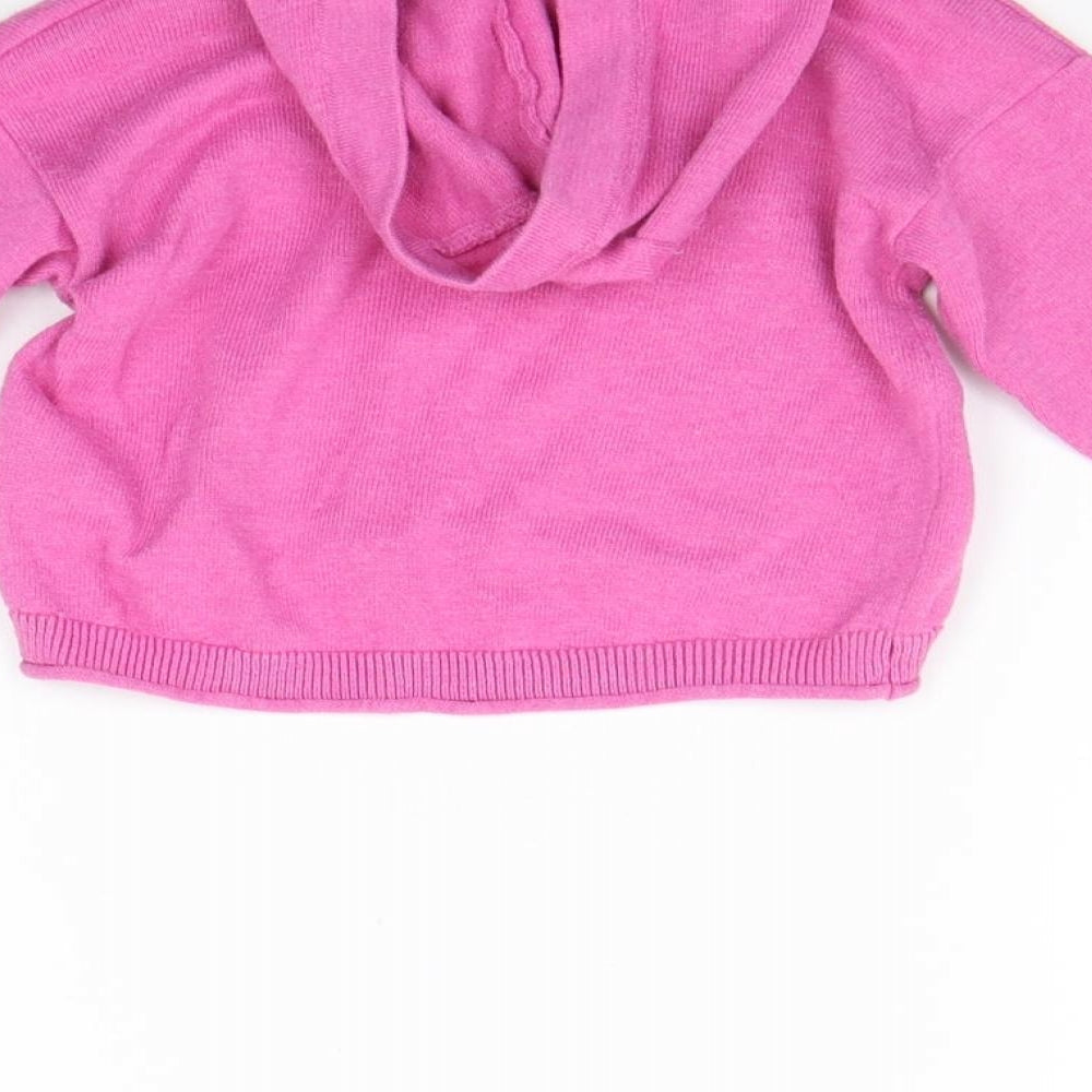 Next  Girls Pink   Pullover Jumper Size 12-18 Months