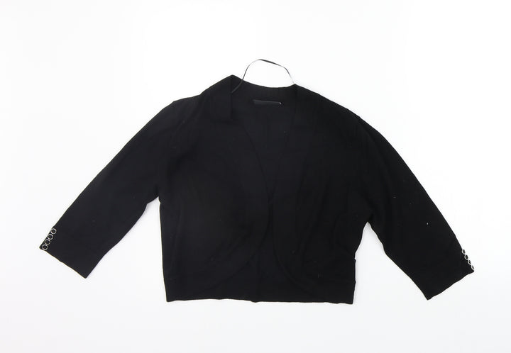 Wallis Womens Black   Cardigan Jumper Size S