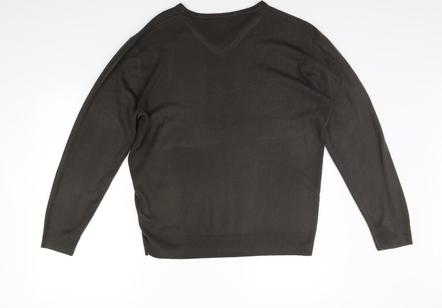 Tomas Nash Mens Brown   Pullover Jumper Size M