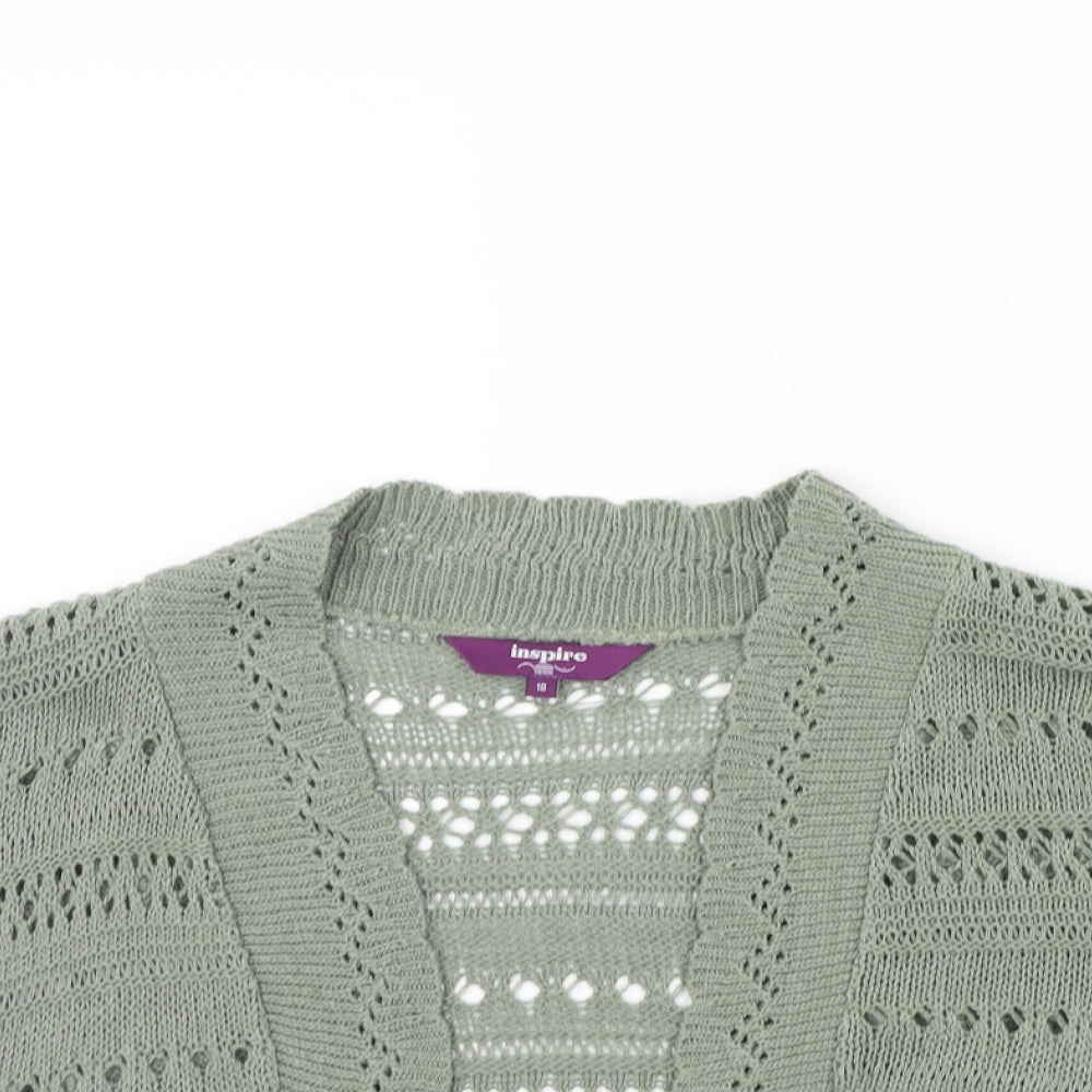 New Look Womens Green   Cardigan Jumper Size 18