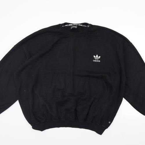 adidas Womens Black   Pullover Jumper Size 18