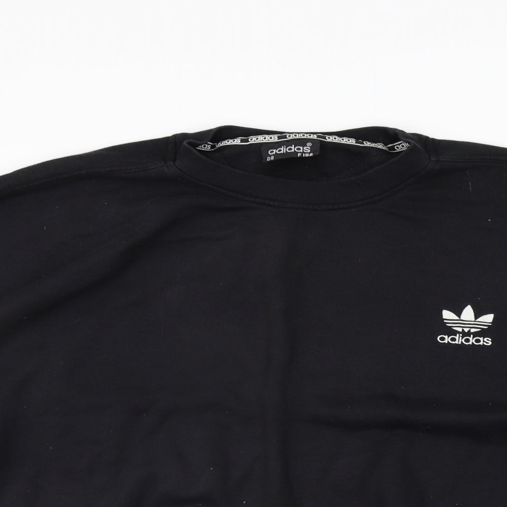 adidas Womens Black   Pullover Jumper Size 18