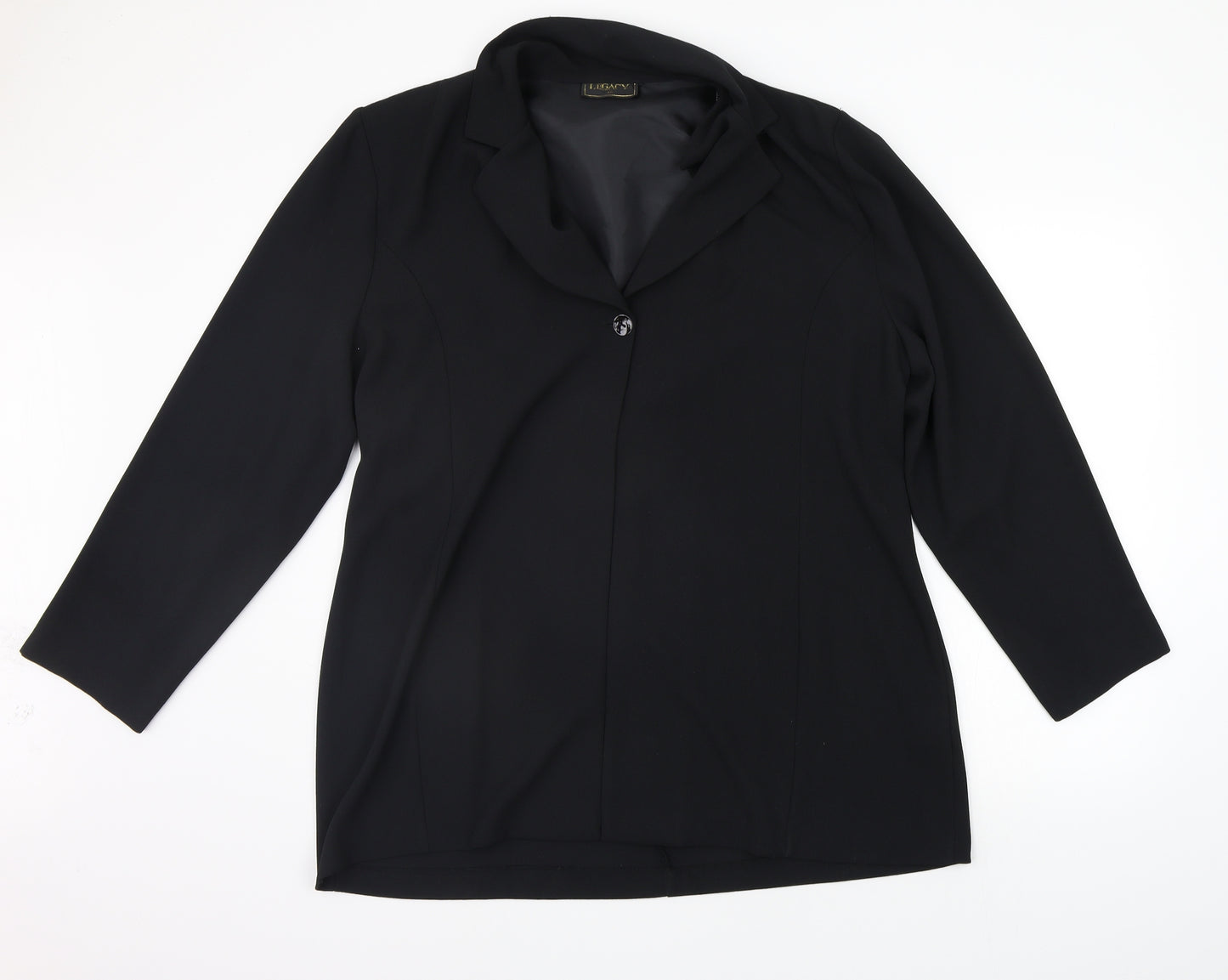 Legacy Womens Black   Jacket Coat Size 18
