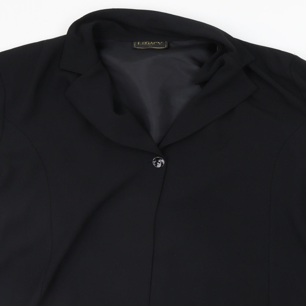 Legacy Womens Black   Jacket Coat Size 18
