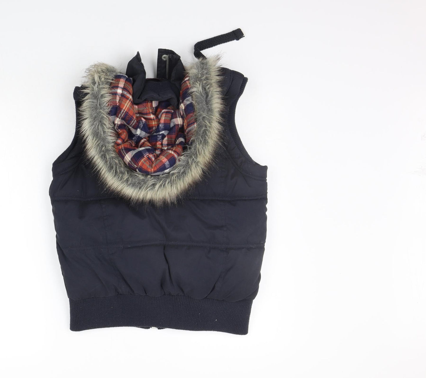 New Look Womens Blue   Gilet Coat Size 12