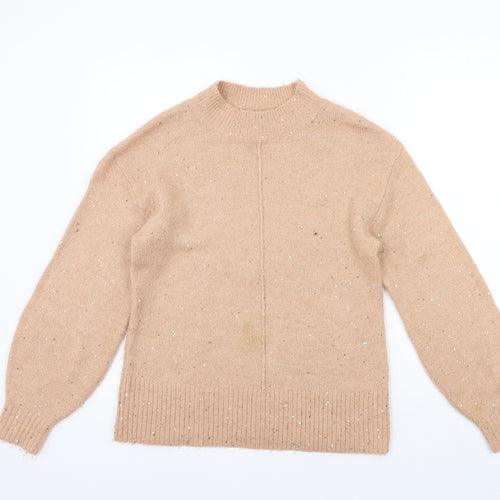 George Womens Beige   Pullover Jumper Size S