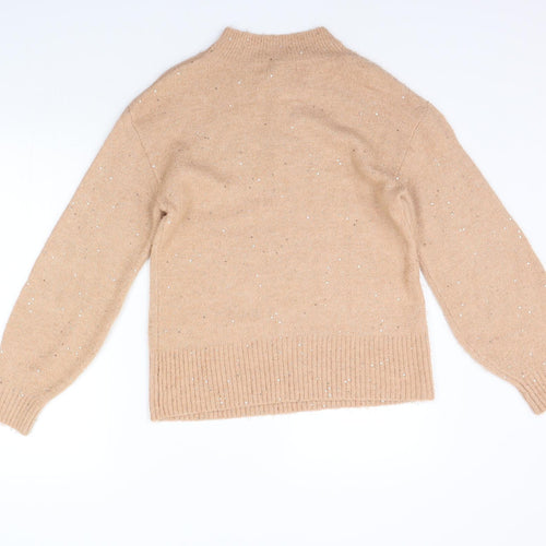 George Womens Beige   Pullover Jumper Size S