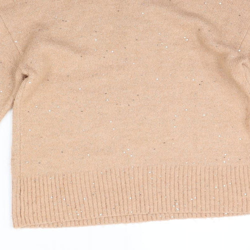 George Womens Beige   Pullover Jumper Size S