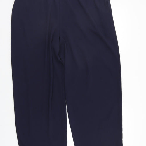 First Avenue Womens Blue   Trousers  Size 16 L27 in - Elastic Waist Band