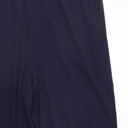 First Avenue Womens Blue   Trousers  Size 16 L27 in - Elastic Waist Band