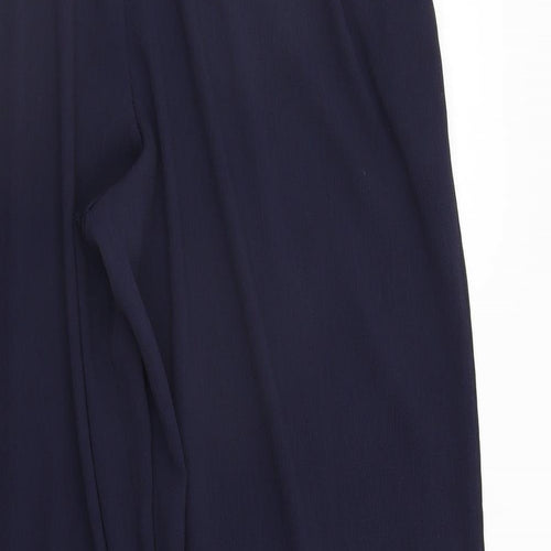 First Avenue Womens Blue   Trousers  Size 16 L27 in - Elastic Waist Band