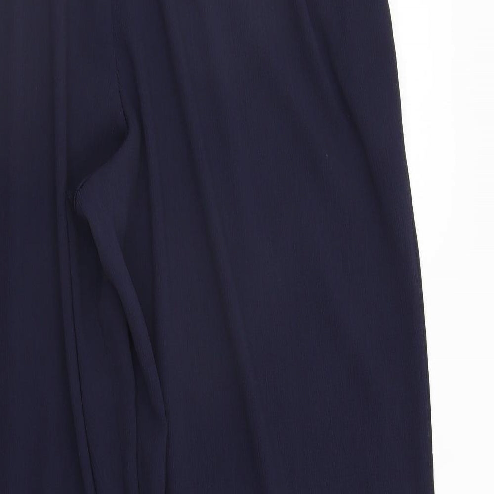 First Avenue Womens Blue   Trousers  Size 16 L27 in - Elastic Waist Band
