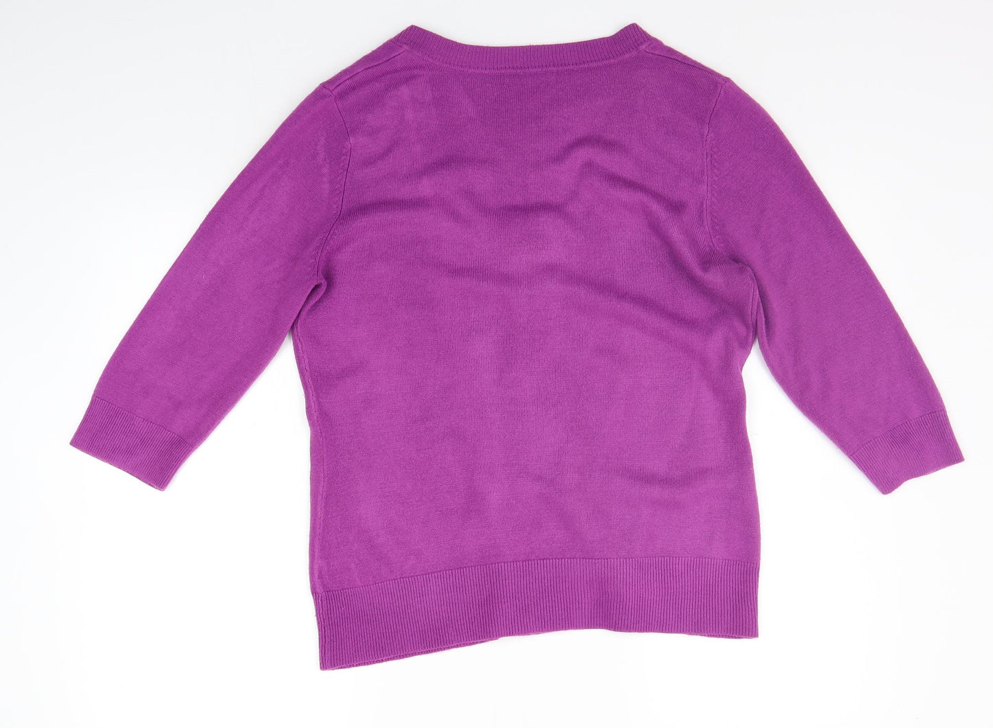 George Womens Purple   Cardigan Jumper Size 16