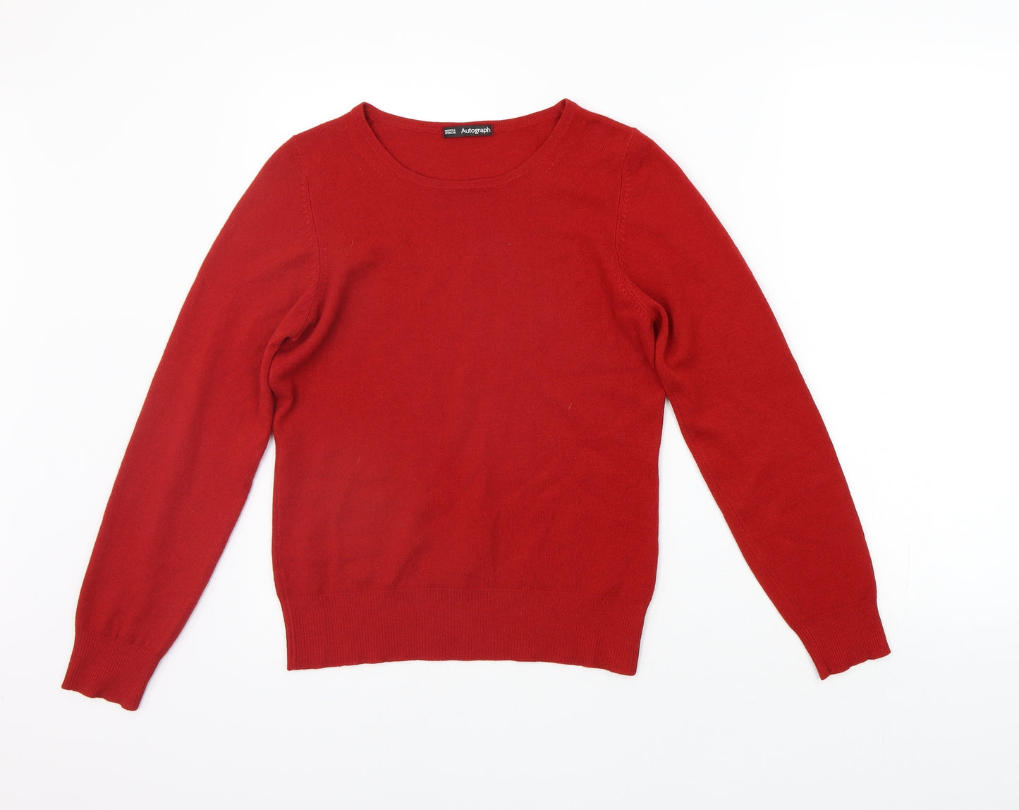 Marks and Spencer Womens Red   Pullover Jumper Size 8