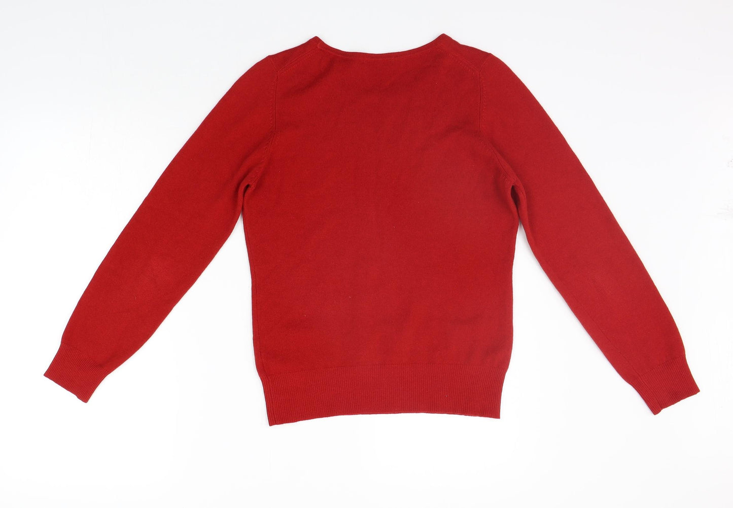 Marks and Spencer Womens Red   Pullover Jumper Size 8